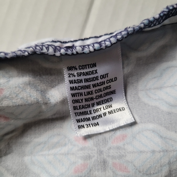 Crown & Ivy shorts size 12P mid rise preppy summer beach casual petite floral - Picture 7 of 13